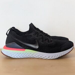 Nike Epic React Flyknit 2 'Pixel' Sneakers BQ8928-003 Men's Size 12.5
